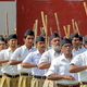Members of the Rashtriya Swayamsevak Sangh (RSS) march in Bhopal in 2014.